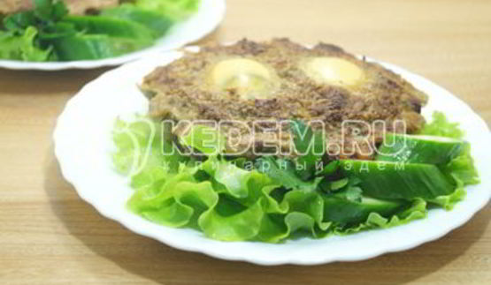 мясное суфле с яйцом пасхальное