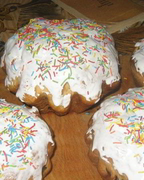 Оригинальный пасхальный кулич