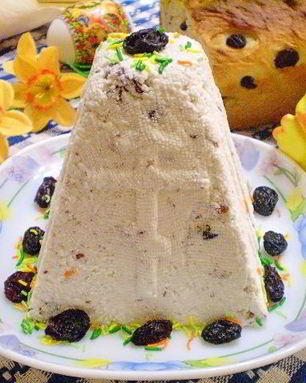Пасха из творога