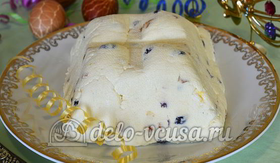 пасха с изюмом и курагой