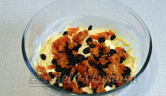 пасха с изюмом и курагой