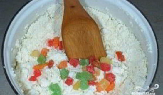 пасха со сливками и цукатами