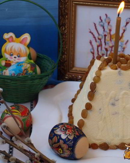 Рецепт пасхи творожной с изюмом