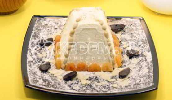 пасха творожная с кокосовой стружкой