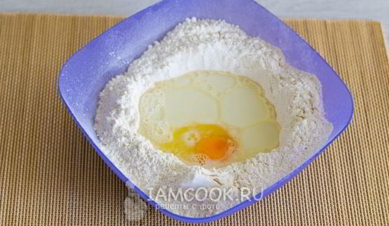 пасхальная корзинка из теста