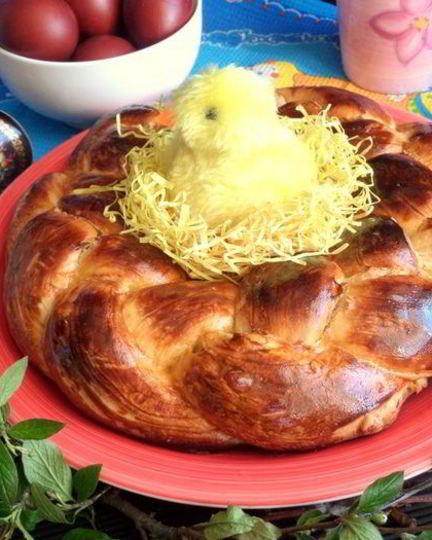 Рецепт пасхальной косы с цукатами