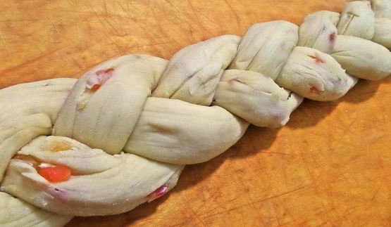 пасхальная коса с цукатами