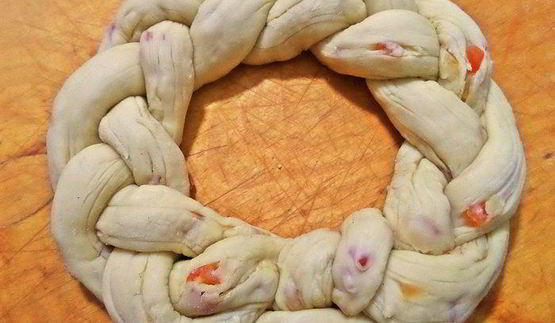 пасхальная коса с цукатами