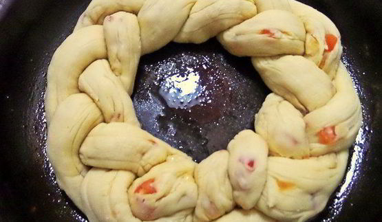 пасхальная коса с цукатами