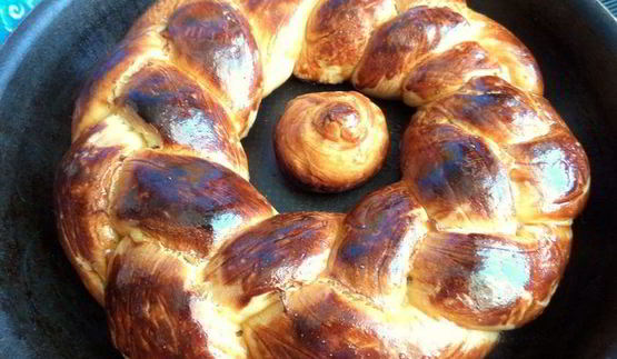 пасхальная коса с цукатами