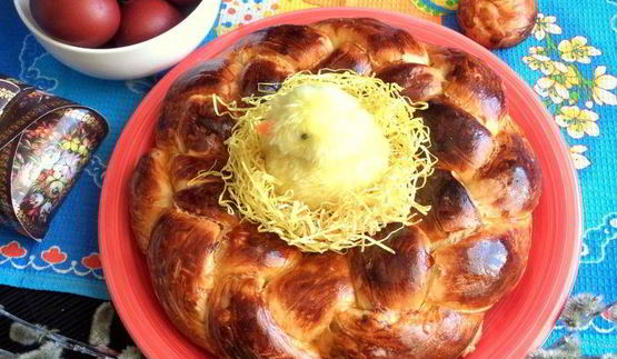 пасхальная коса с цукатами