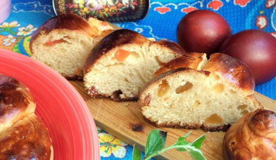 пасхальная коса с цукатами