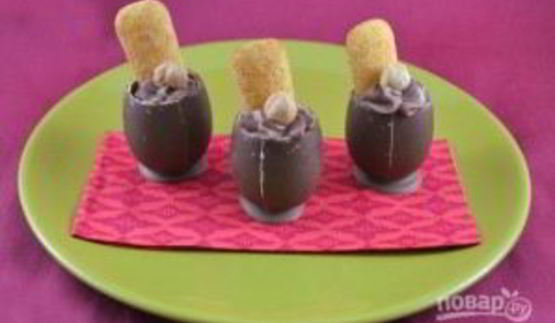 пасхальное шоколадное яйцо