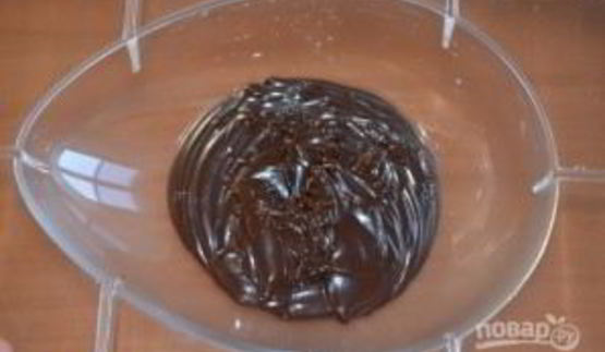 пасхальное шоколадное яйцо