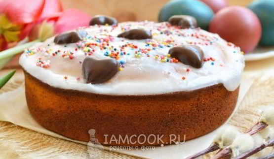пасхальный бисквит