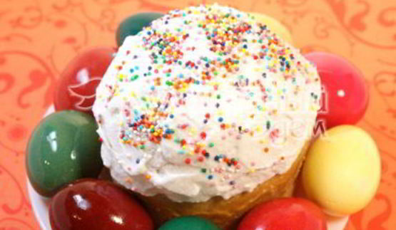 пасхальный кулич на пасху