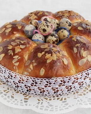 Пасхальный кулич на сметане