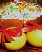 Пасхальный кулич на желтках с ванилью