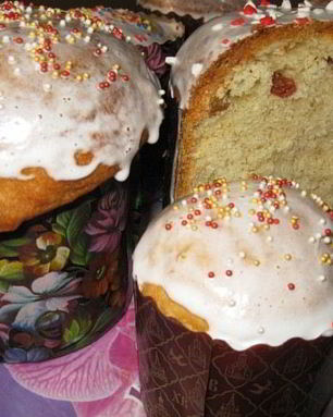 Пасхальный кулич простой