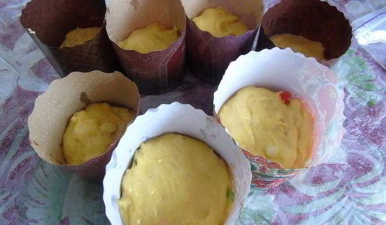 пасхальный кулич с марципаном