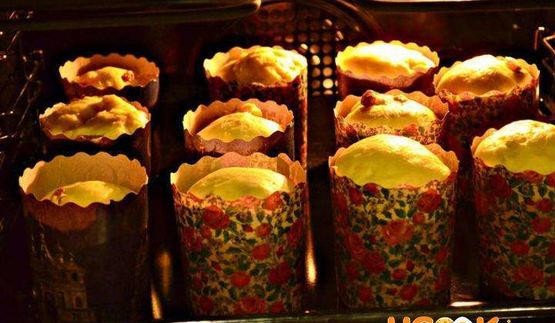 пасхальный кулич с цукатами