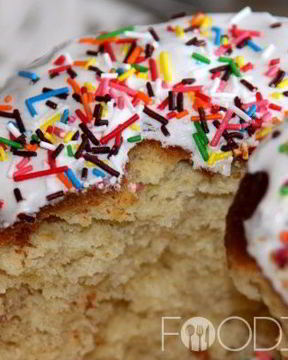 Пасхальный кулич с творогом