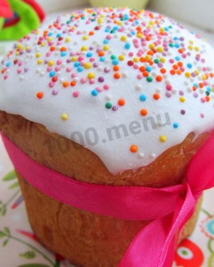 Рецепт пасхального кулича творожного с творогом