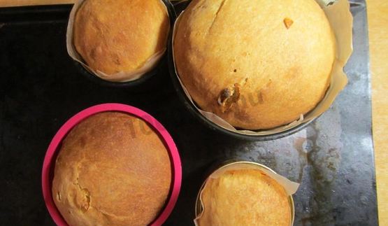 пасхальный кулич творожный с творогом