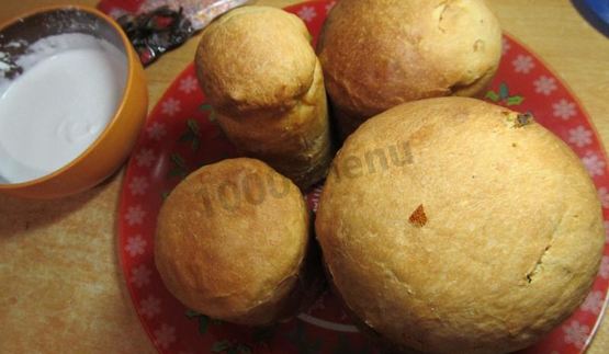 пасхальный кулич творожный с творогом