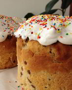 Пасхальный кулич вкусный