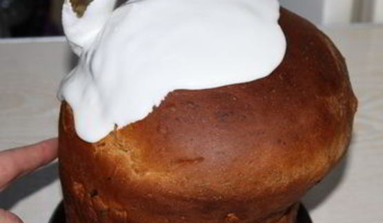 пасхальный шафрановый кулич