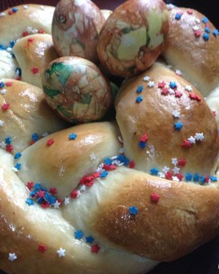 Рецепт пасхального венка