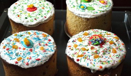 пасхальные куличи на топленом молоке