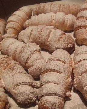 Пасхальные рогалики с очень вкусным тестом