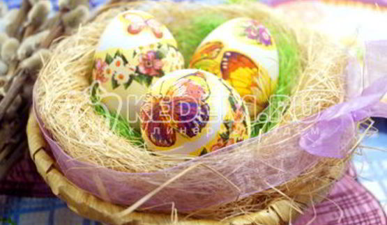 пасхальные яйца бабочки-цветочки
