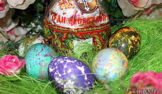 пасхальные яйца крапинка