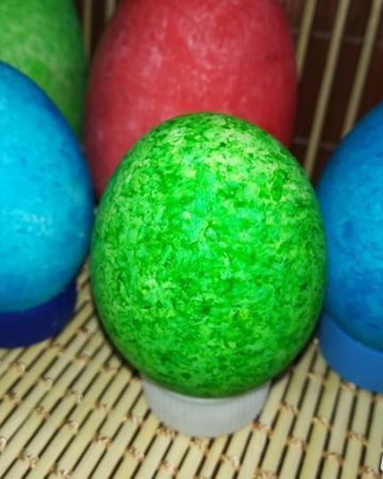 Рецепт пасхальных яиц окрашенных цветным рисом