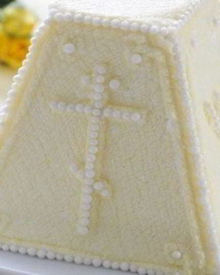 Рецепт печеной творожной пасхи с цукатами