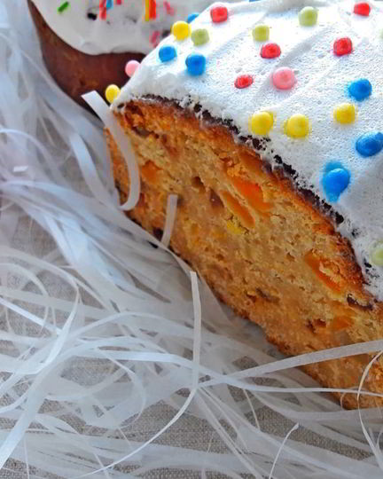 Рецепт простого кулича без дрожжей