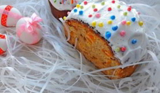 простой кулич без дрожжей