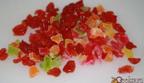 сырая творожная пасха с цукатами и вяленой вишней