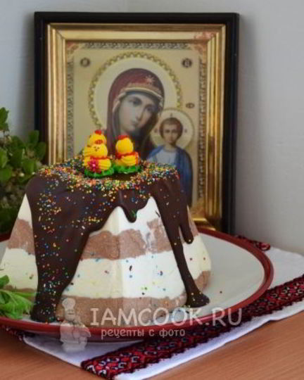 Рецепт творожной пасхи без выпечки