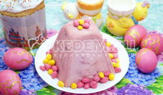 творожная пасха вишневая