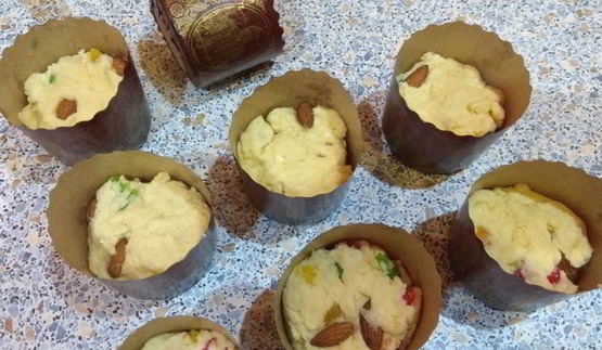 творожный бездрожжевой кулич