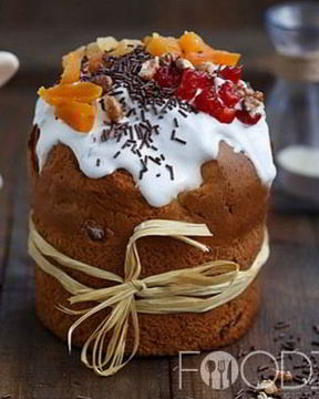 Творожный кулич