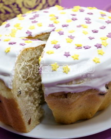 Рецепт вкусного пасхального кулича с изюмом