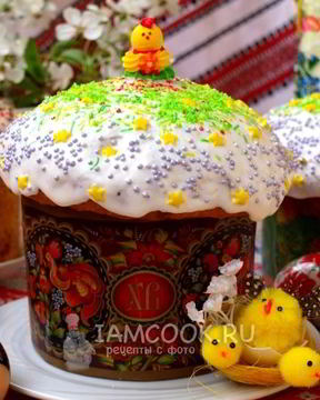 Заварной кулич