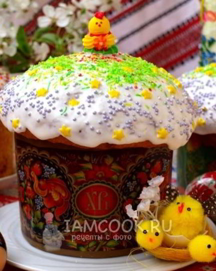 Рецепт заварного кулича