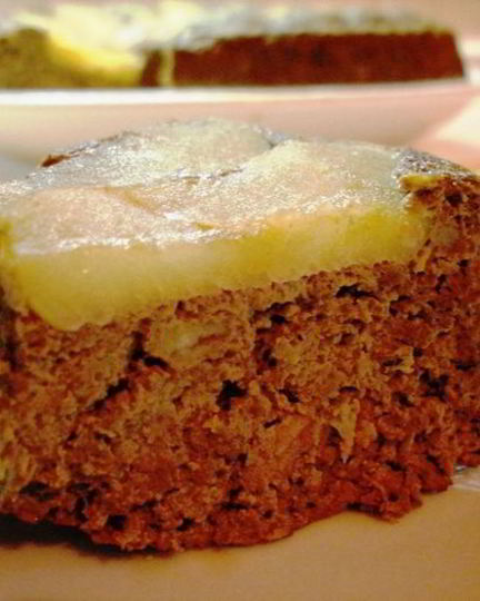 Рецепт печеночного пудинга с яблоком