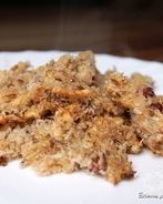 Постный десерт из яблок и кокоса